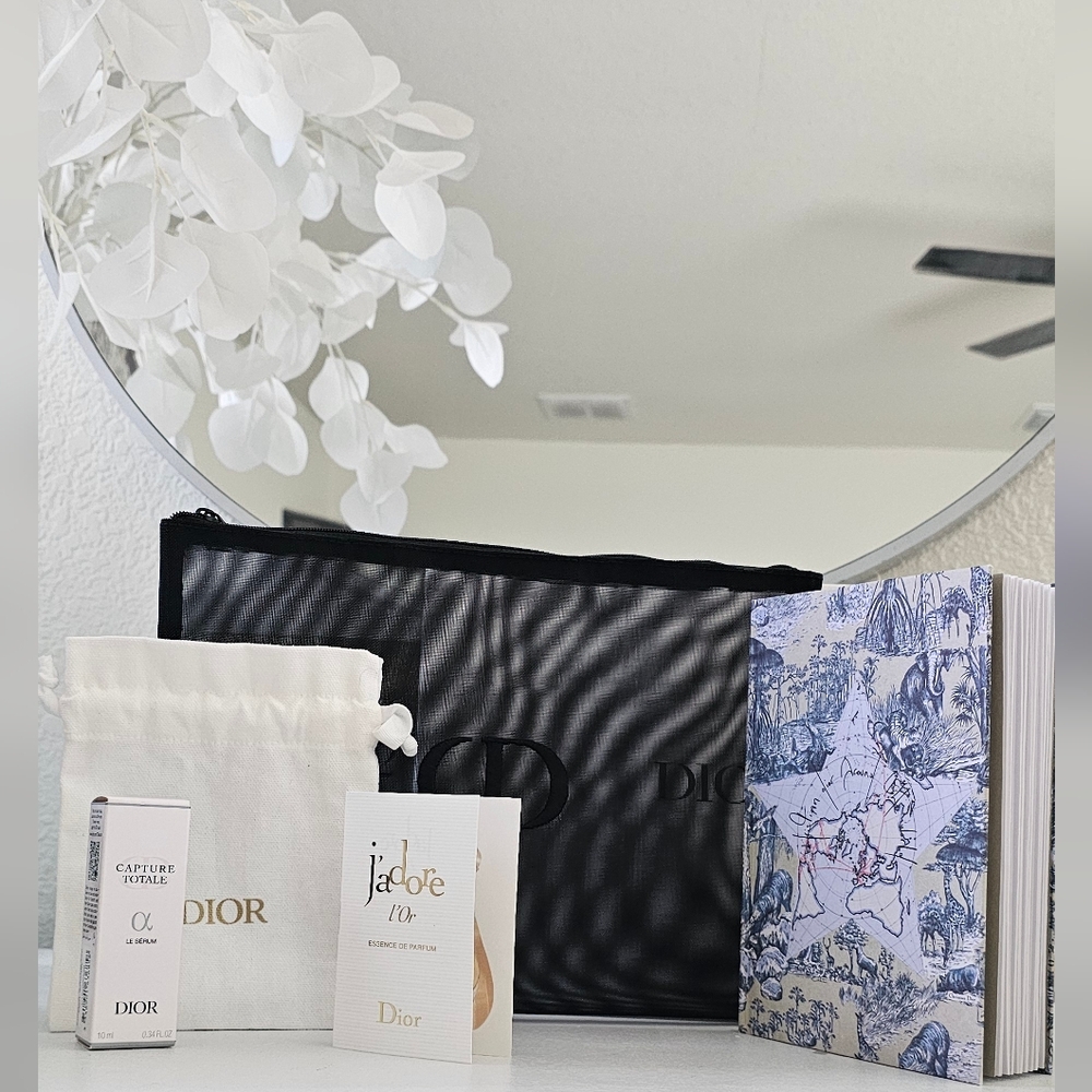 NWOT Christian Dior Mesh Trousse Pouch Bundle